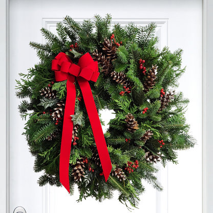 Handcrafted Maine Balsam Wreath