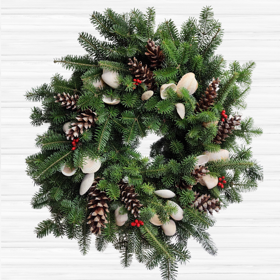 Handcrafted Coastal Balsam Wreath