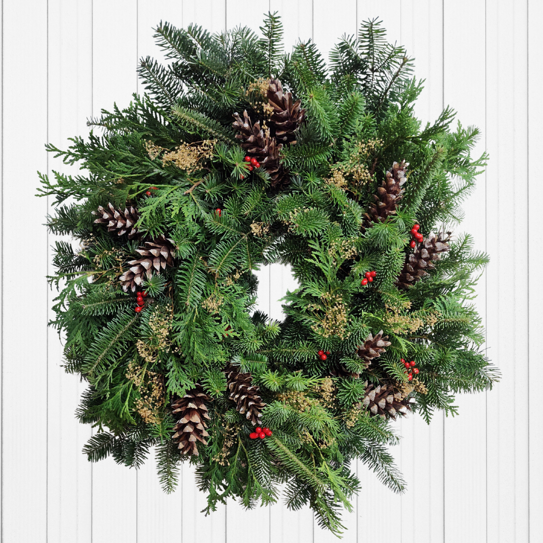 Handcrafted Maine Balsam Wreath