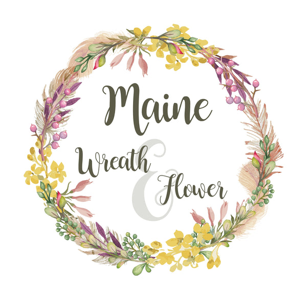 Maine Wreath and Flower